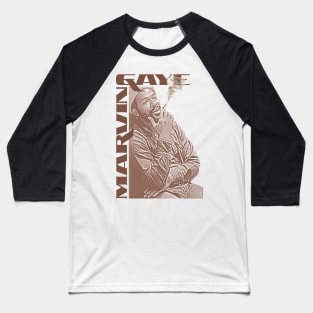 Marvin Gaye \\\ Prince of Motown Retro Icon FanArt Baseball T-Shirt